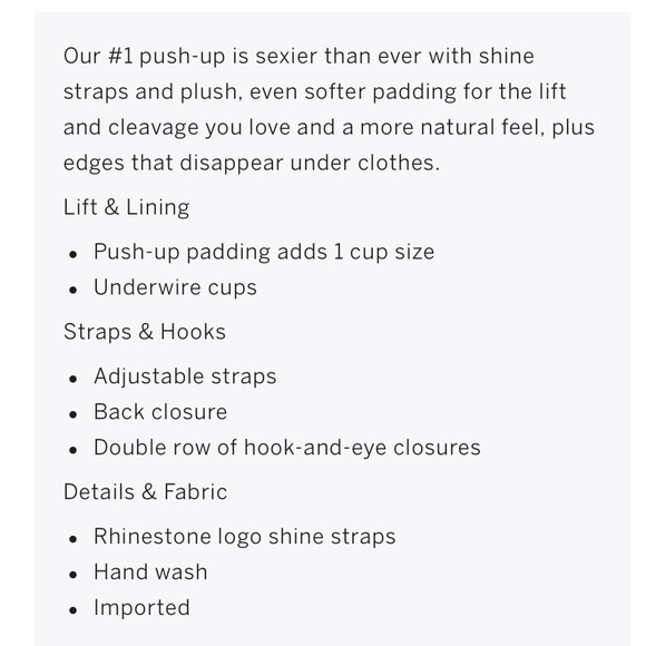 🔥VS Very Sexy Shine Strap Push-Up Bra - Picture 4 of 6